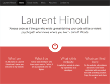 Tablet Screenshot of laurenthinoul.com